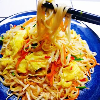 鸡蛋炒面的做法步骤:15