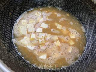 金汤虾仁豆腐的做法步骤:4