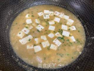 金汤虾仁豆腐的做法步骤:7