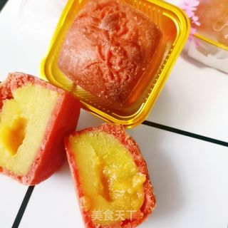 奶黄留心月饼的做法步骤:18
