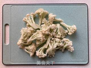 孜然有机花菜的做法步骤:2