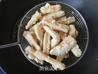 椒盐藕条的做法步骤:8