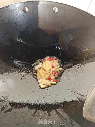 腊肉炒双色菜花的做法步骤:4