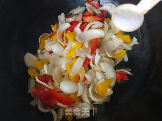 清炒百合的做法步骤:7