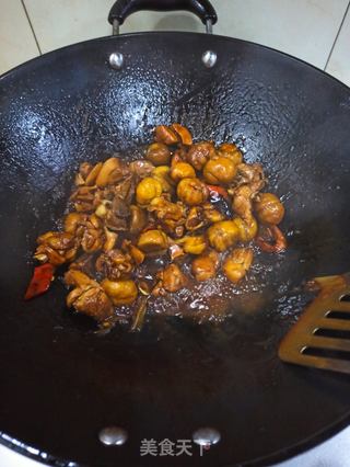 板栗炖鸡的做法步骤:13