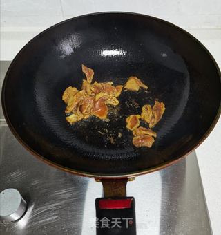 蒜苔炒肉片的做法步骤:6