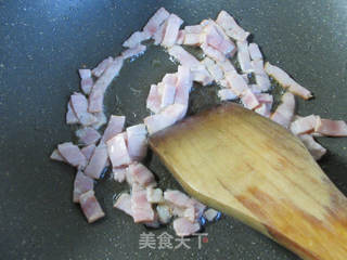 培根炒佛手瓜的做法步骤：6