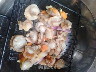 小炒扇贝肉的做法步骤:3