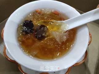 红枣银耳炖桃胶的做法步骤:16