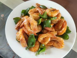 青虾炒辣椒的做法步骤：11