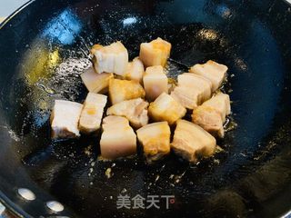 火麻栗子山药红烧肉的做法步骤：5