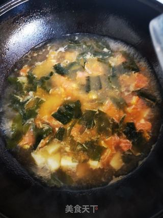 番茄土豆蛋汤的做法步骤：6