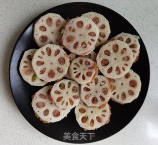糖醋藕盒的做法步骤:6