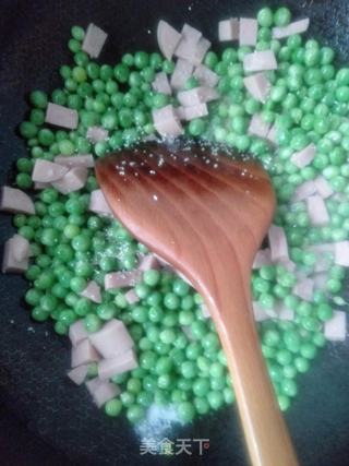 火腿豌豆丁的做法步骤:7