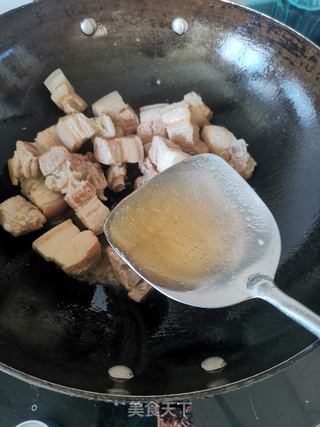 百叶结烧肉的做法步骤:6