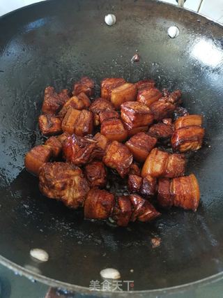 百叶结烧肉的做法步骤:8