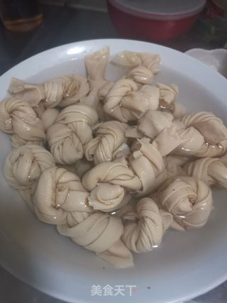 百叶结烧肉的做法步骤:10