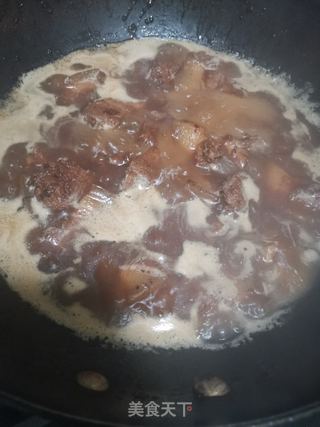 百叶结烧肉的做法步骤:11