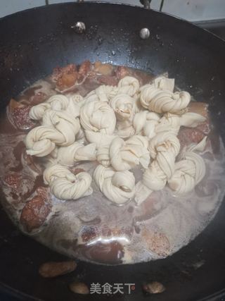 百叶结烧肉的做法步骤:12