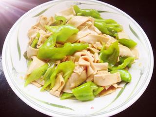 尖椒干豆腐的做法步骤:11
