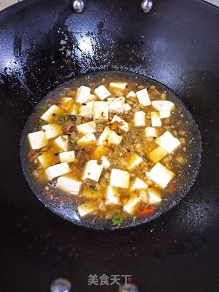 家常肉末炖豆腐的做法步骤:8