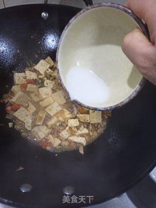 家常肉末炖豆腐的做法步骤:9