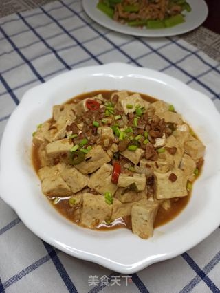 家常肉末炖豆腐的做法步骤:10