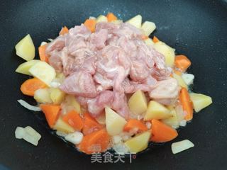 咖喱鸡腿土豆的做法步骤：5