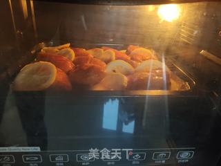柠香土豆烤鸡翅的做法步骤:12