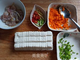 金汤虾仁豆腐的做法步骤:4