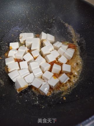 金汤虾仁豆腐的做法步骤:8