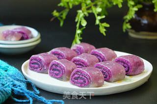 紫薯水晶糕的做法步骤:11