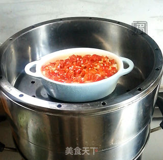 剁椒鱼片蒸豆腐的做法步骤:6