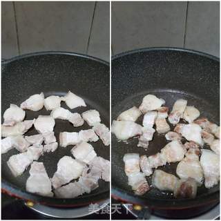 花肉蒸梅菜干的做法步骤:4