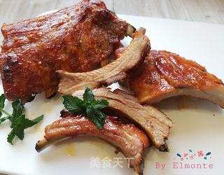孜然蒜香烤排骨的做法步骤:12