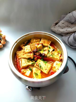 浓香醇厚的玉米牛肉酱煨豆腐的做法步骤：13