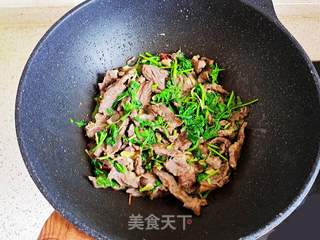 小炒牛肉的做法步骤:10