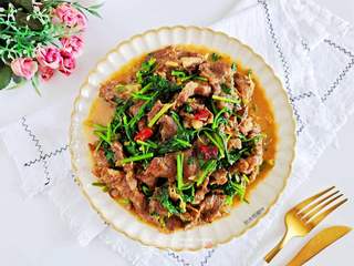 小炒牛肉的做法步骤:11