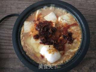 麻辣牛肉豆腐羹的做法步骤：7