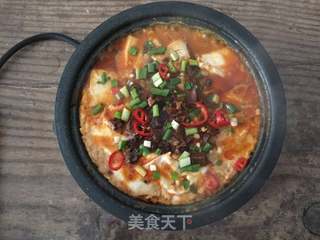 麻辣牛肉豆腐羹的做法步骤：8