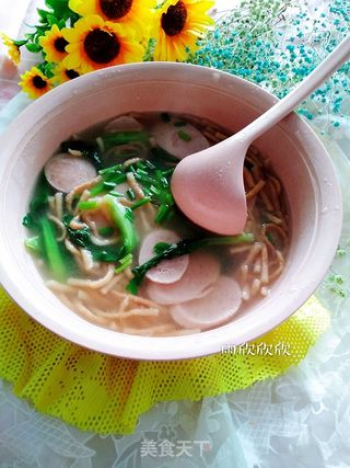 馓子火腿肠。的做法步骤:7