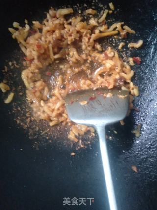 肉末花菜的做法步骤:4