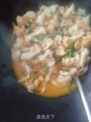 肉末花菜的做法步骤:6