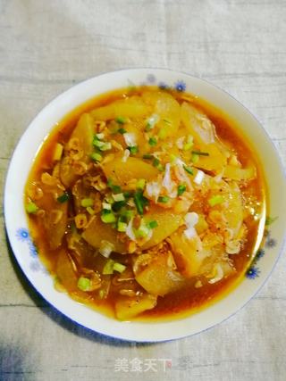虾皮炒冬瓜 的做法步骤:9