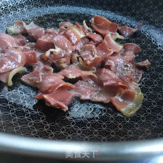 小炒宣威火腿的做法步骤：6