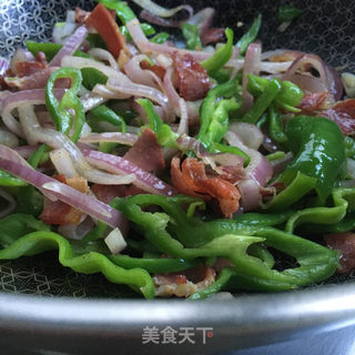 小炒宣威火腿的做法步骤：10