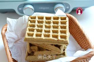 抹茶华夫饼的做法步骤：12