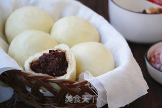 豆沙包的做法步骤:13