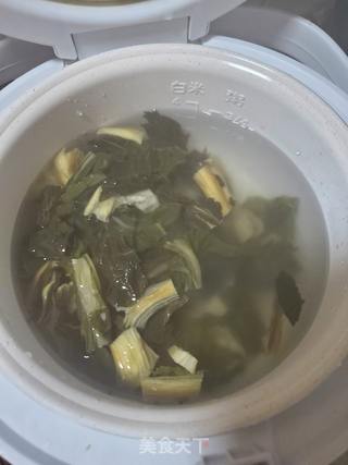 菜干花生粥的做法步骤:3