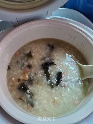 菜干花生粥的做法步骤:4